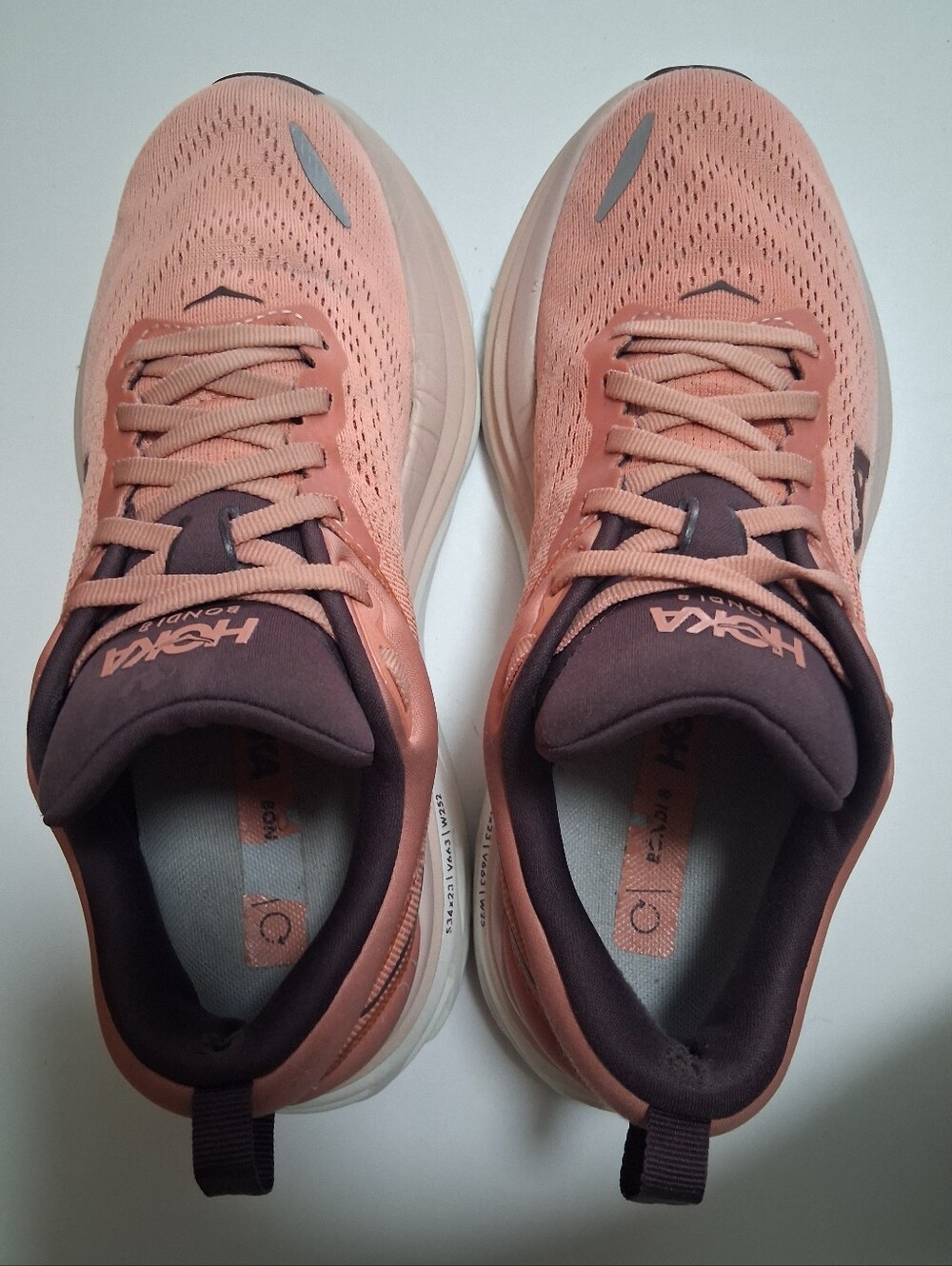 Hoka Bondi 8 Earthenware Pink Clay Women's Running Shoe * Size: 7B - Picture 6 of 8